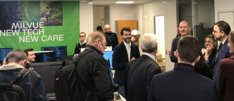 Ministres chez Milvue - visite ministérielle